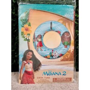 Disney Moana 2 Swim Tube Ring Pool Float Ages‎ 3+ Beach Water Fun Inflatable